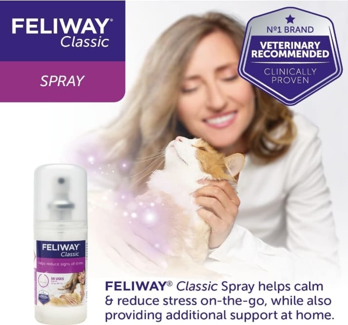 Feliway Classic Happy Cat Calm and Comfort Spray