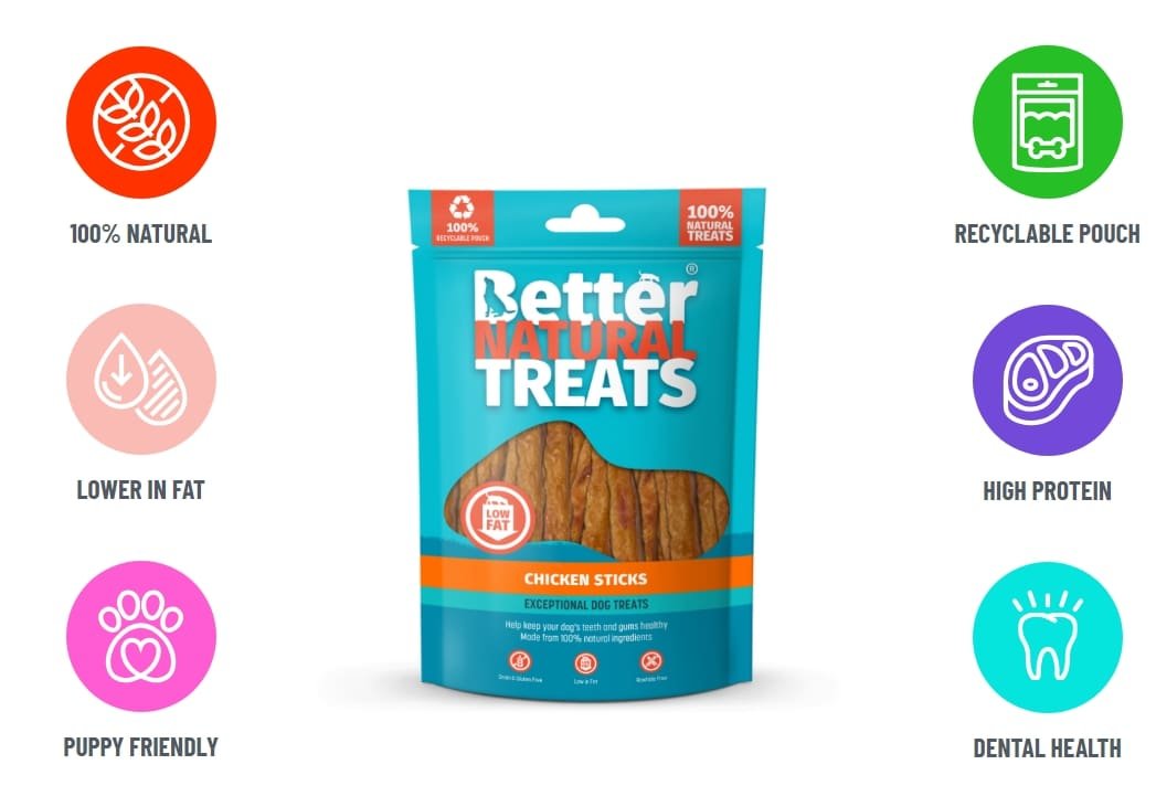 Better natural treats - Chicken sticks