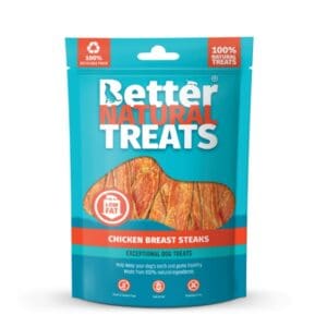 Better Natural Treats Chicken Breast Steaks 90g