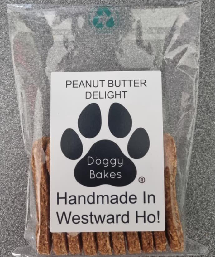 Peanut Butter Delight Biscuits Doggy Bakes of westward ho