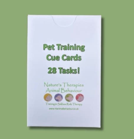 Training Cue Cards, 28 task, 28 videos Natures Therapies Animal Behaviour