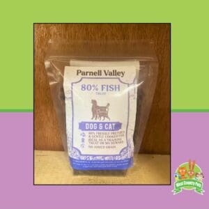 Parnell Valley 80% fish treats. West Country Pets own brand training treats
