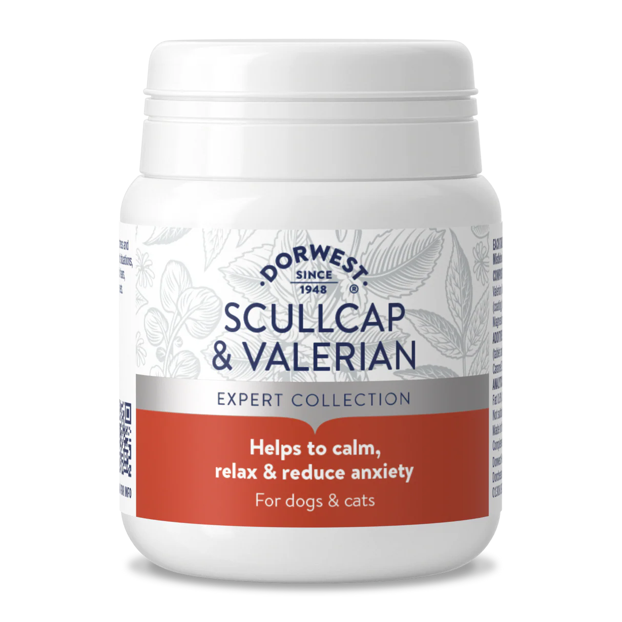 Dorwest Scullcap & Valerian Tablets For Dogs And Cats