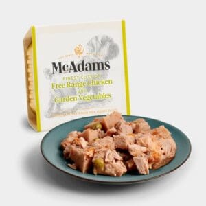 McAdams wet Chicken and garden vegetables 150g