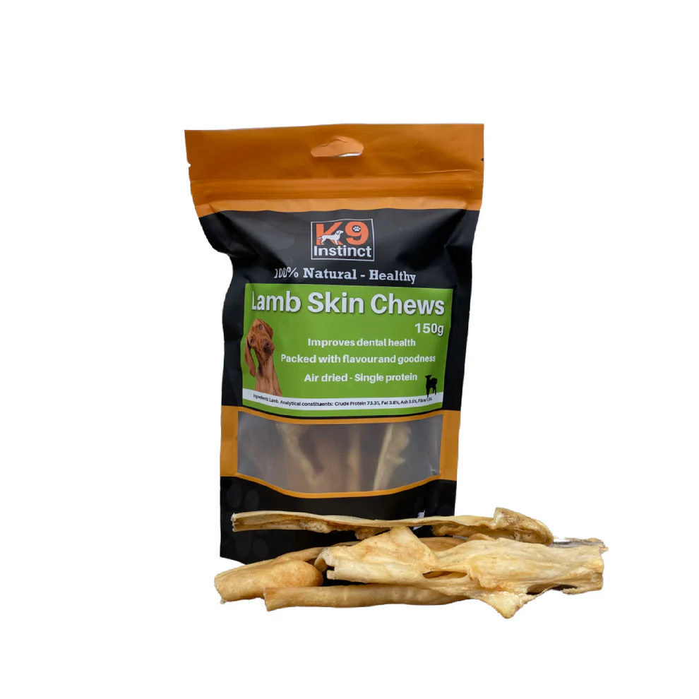 K9 Instinct Lamb Skin Chew